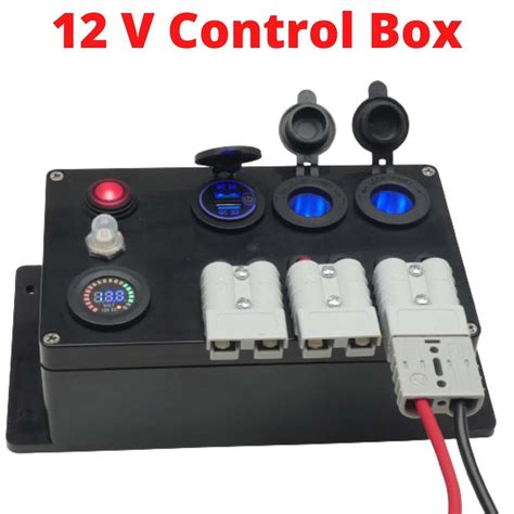 12 volt power distribution box|12v portable power box components.